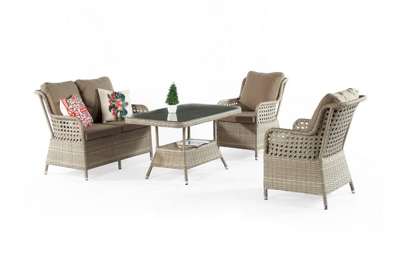 Sofagruppe Toolenpas - Cappuccino - Loungegrupper - Sofagruppe utendørs