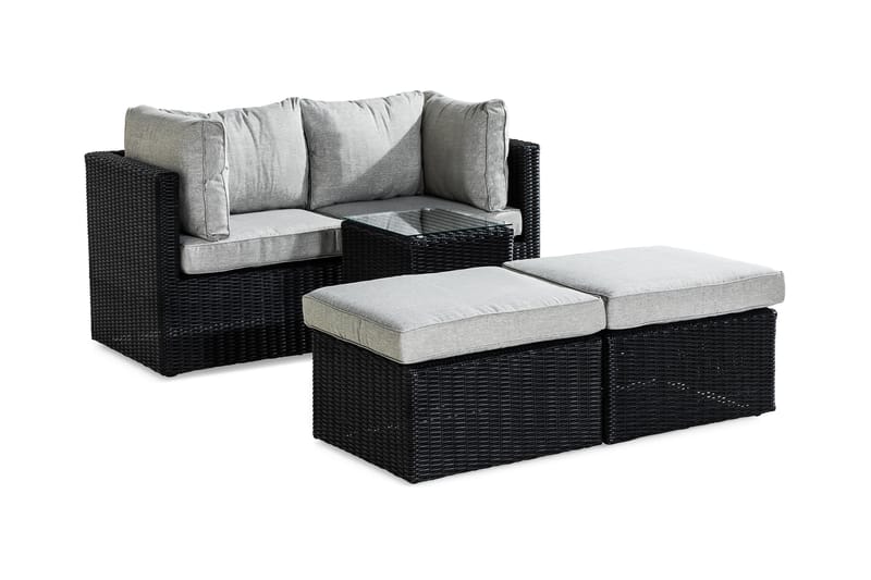 Sofagruppe Zambia - Beige|Grå - Hagemøbler & utemiljø - Loungemøbler - Loungegrupper