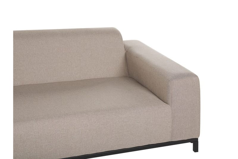 3-seters Sofa Hughen - Beige/Svart - Hagemøbler & utemiljø - Loungemøbler - Loungesofaer