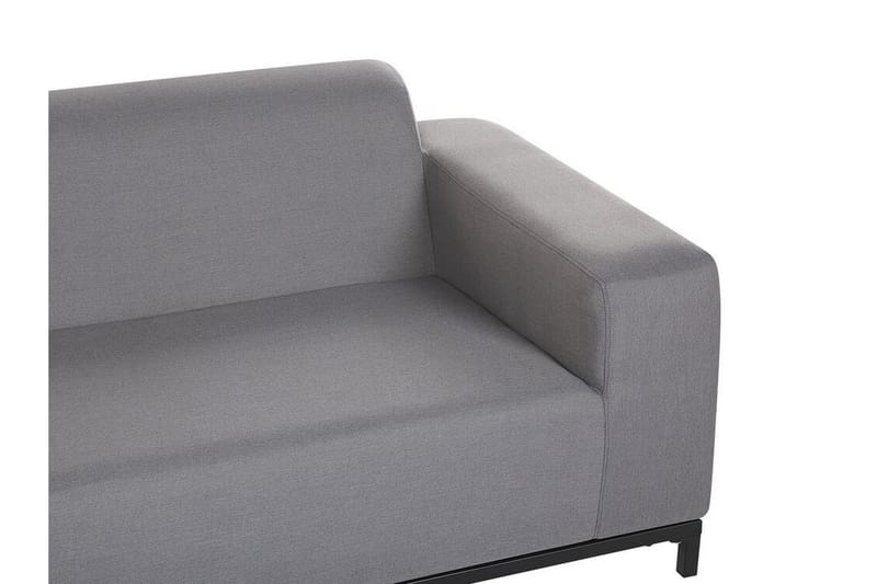 3-seters Sofa Hughen - Grå/Svart - Hagemøbler & utemiljø - Loungemøbler - Loungesofaer