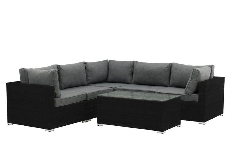 Amazon Loungesofa - Svart - Hagemøbler & utemiljø - Loungemøbler - Loungesofaer