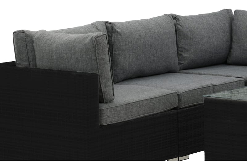 Amazon Loungesofa - Svart - Hagemøbler & utemiljø - Loungemøbler - Loungesofaer