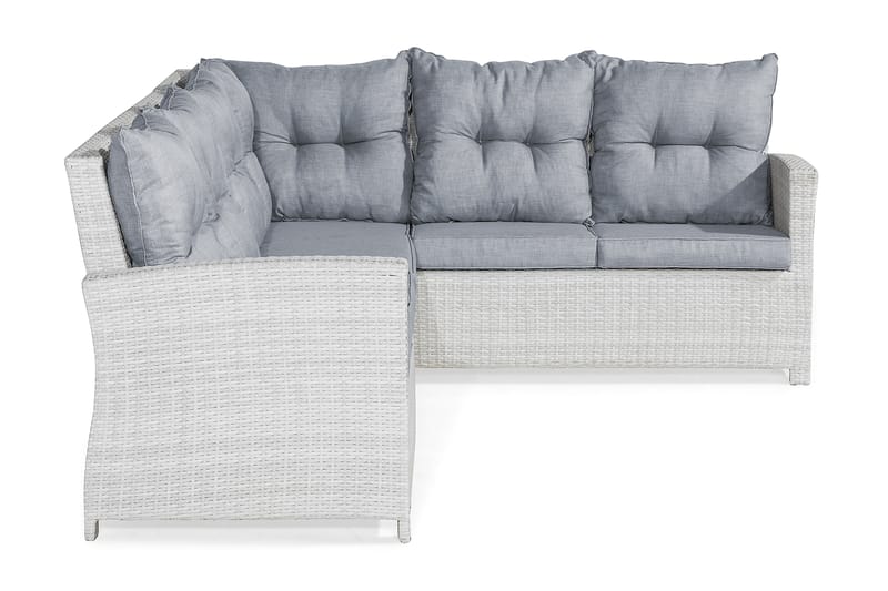 Hjørnesofa James Høyre - Hvit - Hagemøbler & utemiljø - Loungemøbler - Loungesofaer