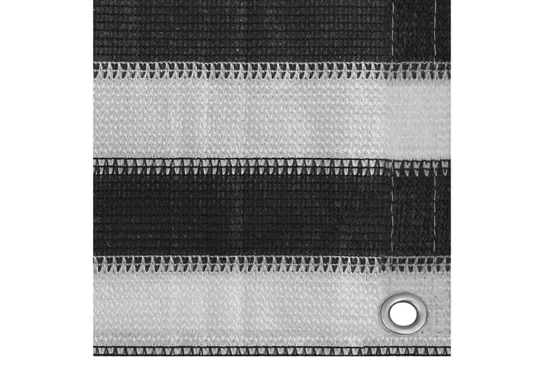 Balkongskjerm HDPE 120x400 cm antrasitt og hvit - Antrasittgrå - Hagemøbler & utemiljø - Solbeskyttelse - Balkongbeskyttelse