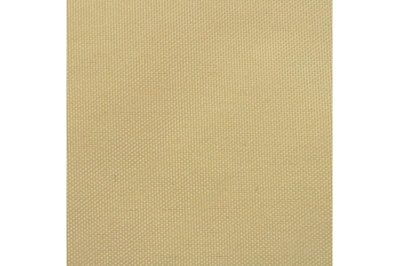 Balkongskjerm Oxfordstoff 90x600 cm Beige - Beige - Hagemøbler & utemiljø - Solbeskyttelse - Balkongbeskyttelse