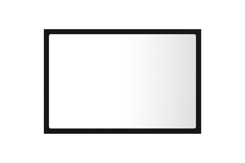 LED Baderomsspeil 60x8,5x37 cm sponplate svart - Svart - Hagemøbler & utemiljø - Solbeskyttelse - Markiser