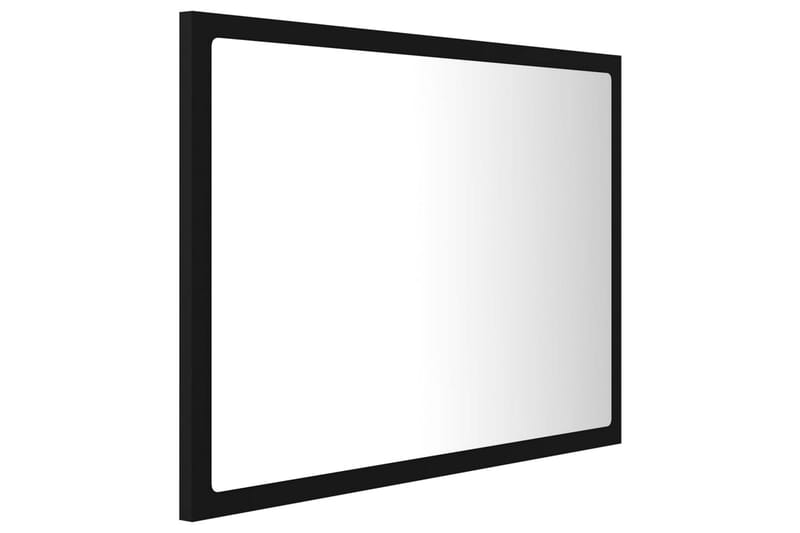 LED Baderomsspeil 60x8,5x37 cm sponplate svart - Svart - Hagemøbler & utemiljø - Solbeskyttelse - Markiser