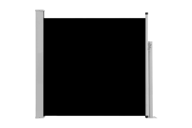 Uttrekkbar sidemarkise 170x300 cm svart - Sidemarkise - Markiser