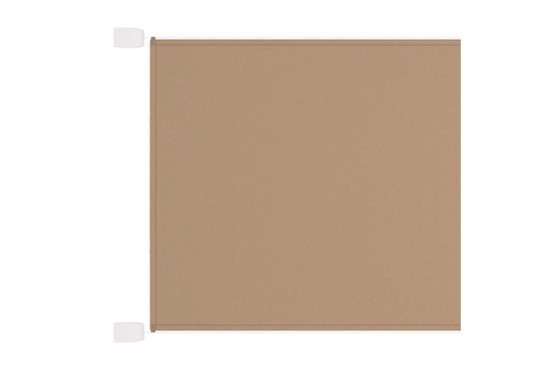 Vertikal markise gråbrun 100x270 cm oxford stoff - Taupe - Hagemøbler & utemiljø - Solbeskyttelse - Markiser