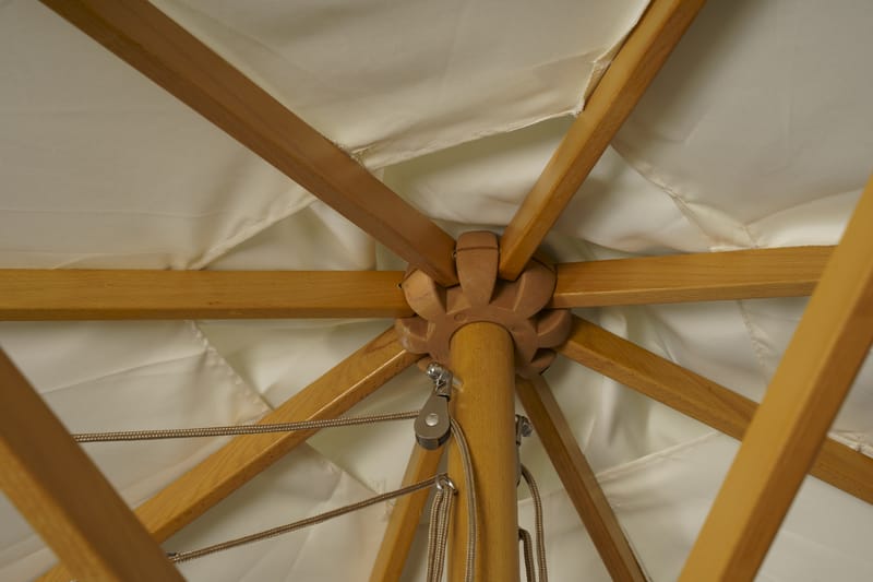 Naxos Parasoll 300 cm - Beige - Hagemøbler & utemiljø - Solbeskyttelse - Parasoller