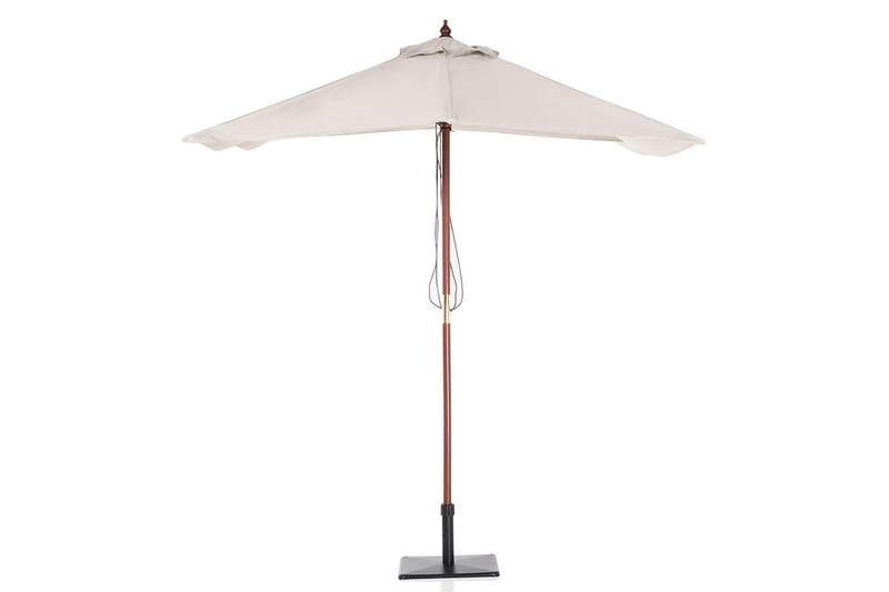 Parasoll Flamenco 244 cm - Beige - Hagemøbler & utemiljø - Solbeskyttelse - Parasoller