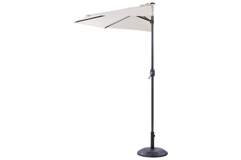 Parasolll Carleton 100x270 cm - Beige/Sort - Hagemøbler & utemiljø - Solbeskyttelse - Parasoller