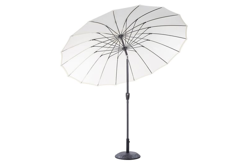 Parasolll Faenza 255 cm - Beige/Sort - Hagemøbler & utemiljø - Solbeskyttelse - Parasoller