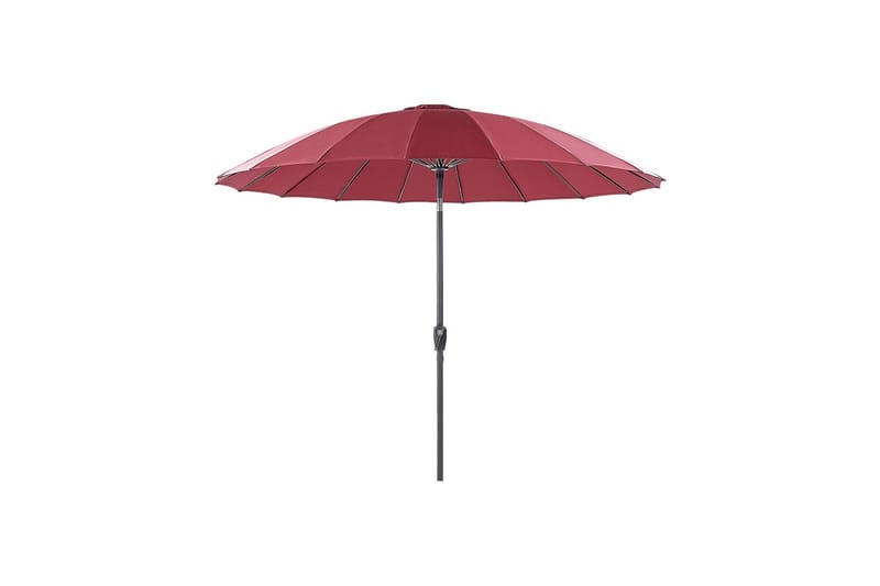 Parasolll Faenza 255 cm - Rød Svart - Parasoller