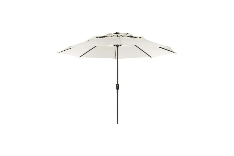 Parasolll Roblin 285x285 cm - Beige/Sort - Parasoller