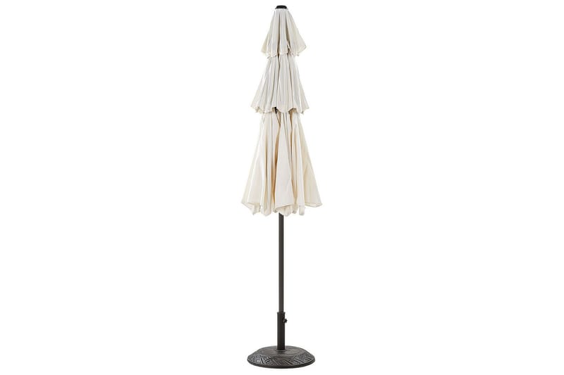 Parasolll Roblin 285x285 cm - Beige/Sort - Hagemøbler & utemiljø - Solbeskyttelse - Parasoller