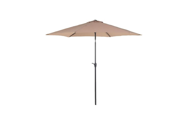 Parasolll Sanarica 270x270 cm Rundt - Beige/Grå - Parasoller