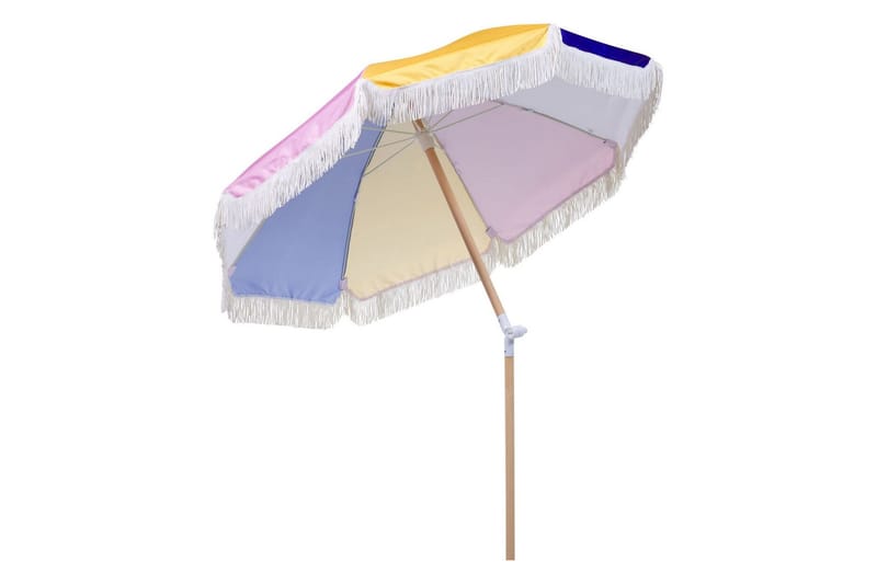 Parasolll Teulon 150 cm - Gul/Rosa/Blå/Hvit/Lysebrun - Hagemøbler & utemiljø - Solbeskyttelse - Parasoller