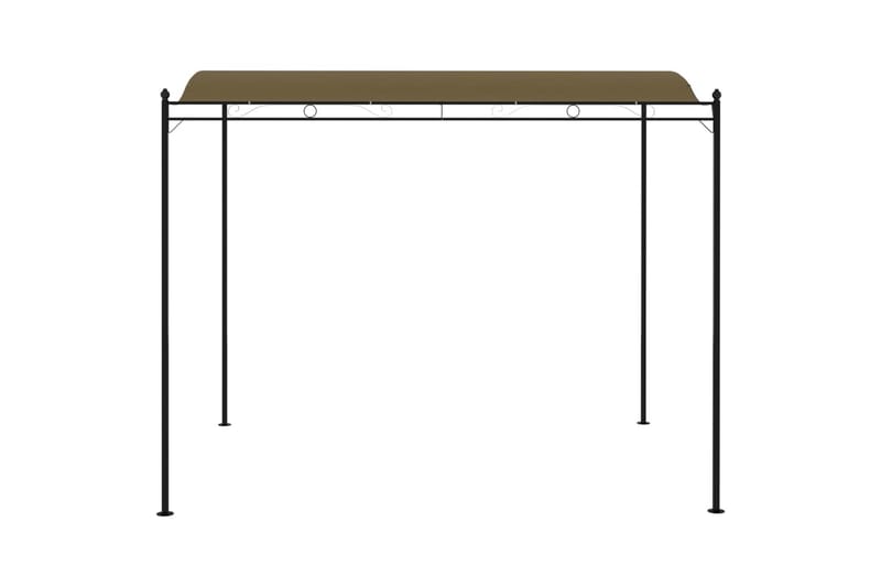 Hagemarkise 3x2,5 m gråbrun 180 g/m² - Taupe - Hagemøbler & utemiljø - Solbeskyttelse - Paviljong - Komplett paviljong