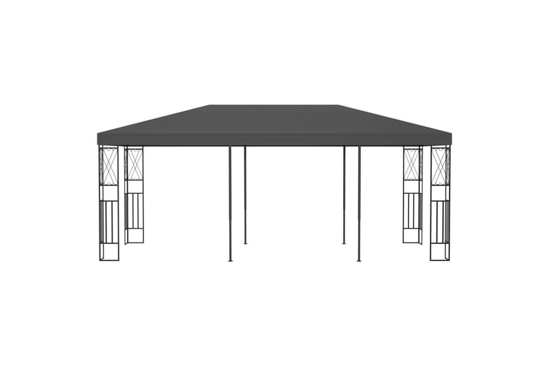 Paviljong 3x6 m antrasitt stoff - Hagemøbler & utemiljø - Solbeskyttelse - Paviljong - Komplett paviljong