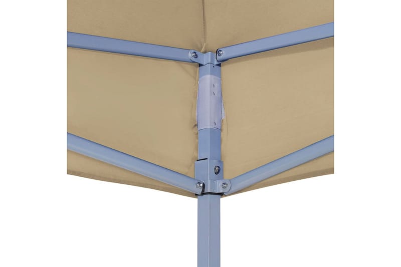 Teltduk for festtelt 2x2 m beige 270 g/m² - Beige - Hagemøbler & utemiljø - Solbeskyttelse - Paviljong - Paviljongtak