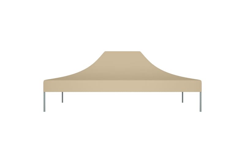 Teltduk for festtelt 4,5x3 m beige 270 g/m² - Beige - Hagemøbler & utemiljø - Solbeskyttelse - Paviljong - Paviljongtak