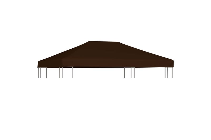 Toppduk til paviljong 310 g/m² 3x4 m brun - Paviljongtak