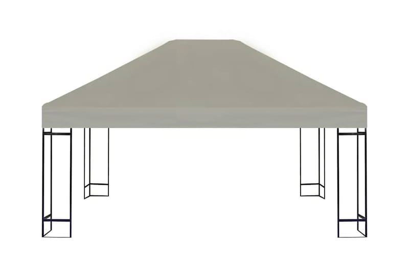 Toppduk til paviljong 310 g/m² 4x3 m beige - Grønn - Hagemøbler & utemiljø - Solbeskyttelse - Paviljong - Paviljongtak