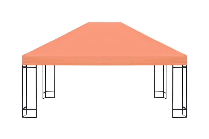 Toppduk til paviljong 310 g/m² 4x3 m oransje - Orange - Hagemøbler & utemiljø - Solbeskyttelse - Paviljong - Paviljongtak