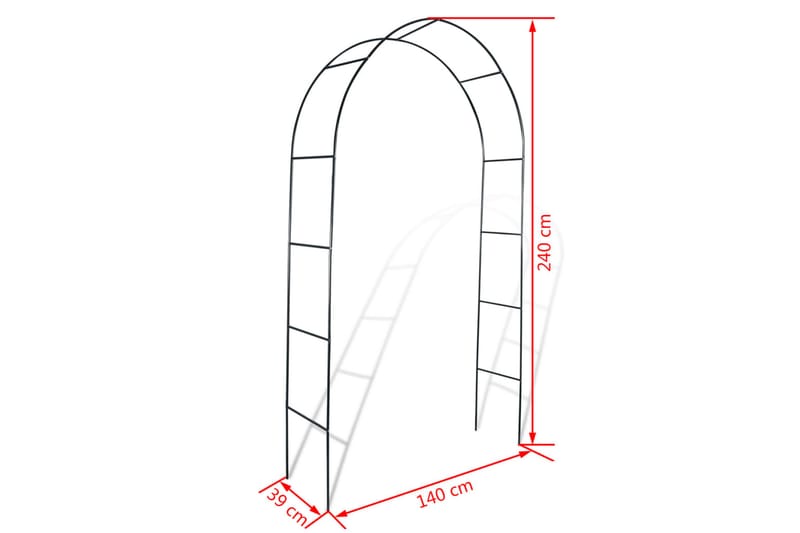 Hagebuer for klatreplanter 2 stk - Grønn - Hagemøbler & utemiljø - Solbeskyttelse - Pergola