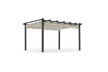 Pergola Hillerstorp Skanör 300 x 400 cm Svart/Sand