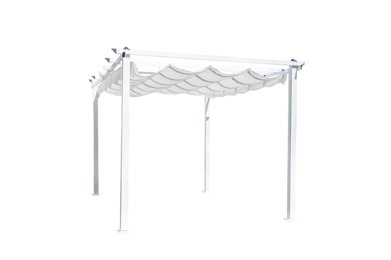 Lazio Pergola 348 cm - Hvit - Hagemøbler & utemiljø - Solbeskyttelse - Pergola