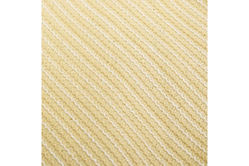 Solseil 160 g/m² beige 2,5x4,5 m HDPE - Beige - Hagemøbler & utemiljø - Solbeskyttelse - Solseil