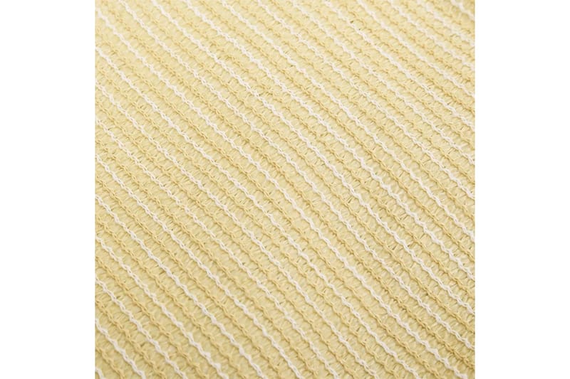 Solseil 160 g/m² beige 2,5x4,5 m HDPE - Beige - Hagemøbler & utemiljø - Solbeskyttelse - Solseil