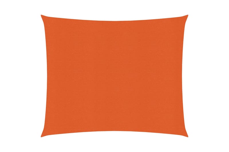 Solseil 160 g/m² oransje 2,5x3 m HDPE - Oransj - Hagemøbler & utemiljø - Solbeskyttelse - Solseil