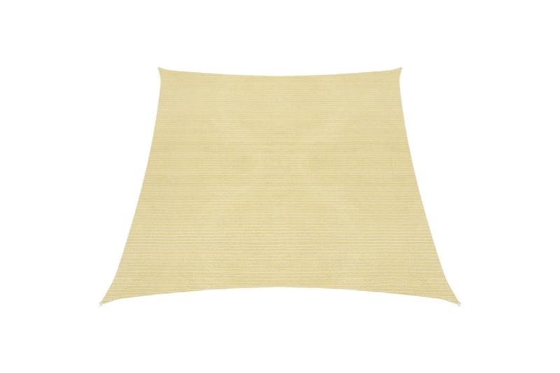 Solseil 160 g/m² beige 3/4x2 m HDPE - Beige - Hagemøbler & utemiljø - Solbeskyttelse - Solseil