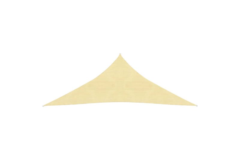 Solseil 160 g/m² beige 4,5x4,5x4,5 m HDPE - Beige - Hagemøbler & utemiljø - Solbeskyttelse - Solseil