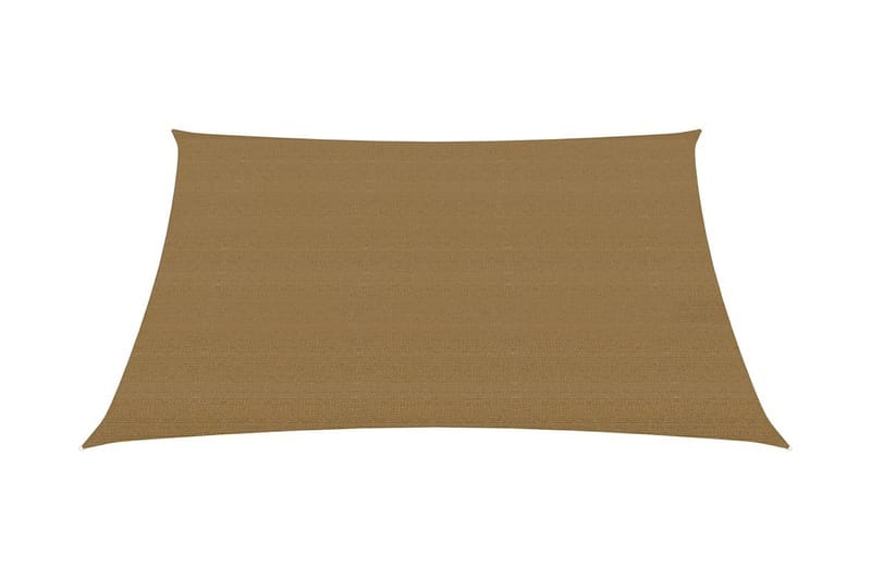 Solseil 160 g/m² gråbrun 3/4x2 m HDPE - Taupe - Hagemøbler & utemiljø - Solbeskyttelse - Solseil