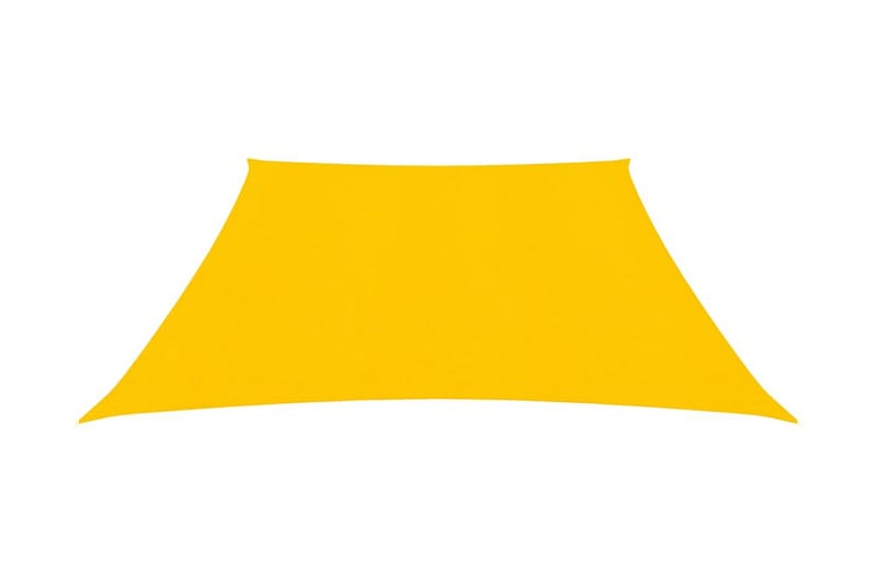 Solseil 160 g/m² gul 3/4x2 m HDPE - Gul - Hagemøbler & utemiljø - Solbeskyttelse - Solseil