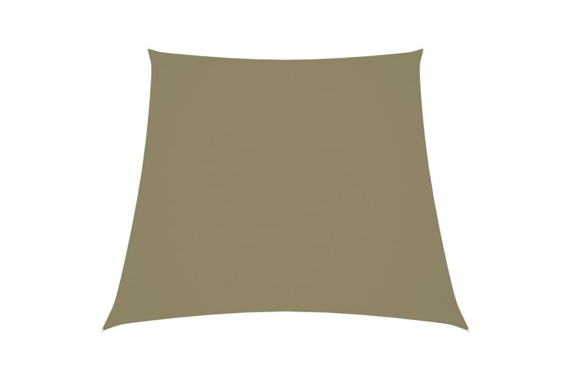 Solseil oxfordstoff trapesformet 3/4x2 m beige - Beige - Hagemøbler & utemiljø - Solbeskyttelse - Solseil