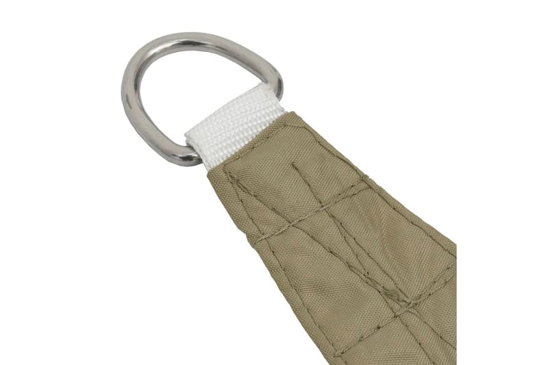 Solseil oxfordstoff trapesformet 3/4x3 m beige - Beige - Hagemøbler & utemiljø - Solbeskyttelse - Solseil