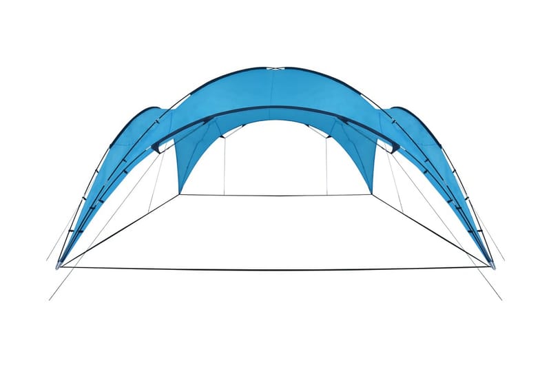 Festtelt bue 450x450x265 cm lyseblå - Blå - Hagemøbler & utemiljø - Utendørsoppbevaring - Hagetent & lagertelt
