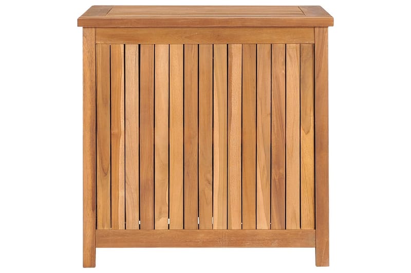 Putekasse 60x50x58 cm heltre teak - Brun - Hagemøbler & utemiljø - Utendørsoppbevaring - Puteoppbevaring - Puteboks & putekasse