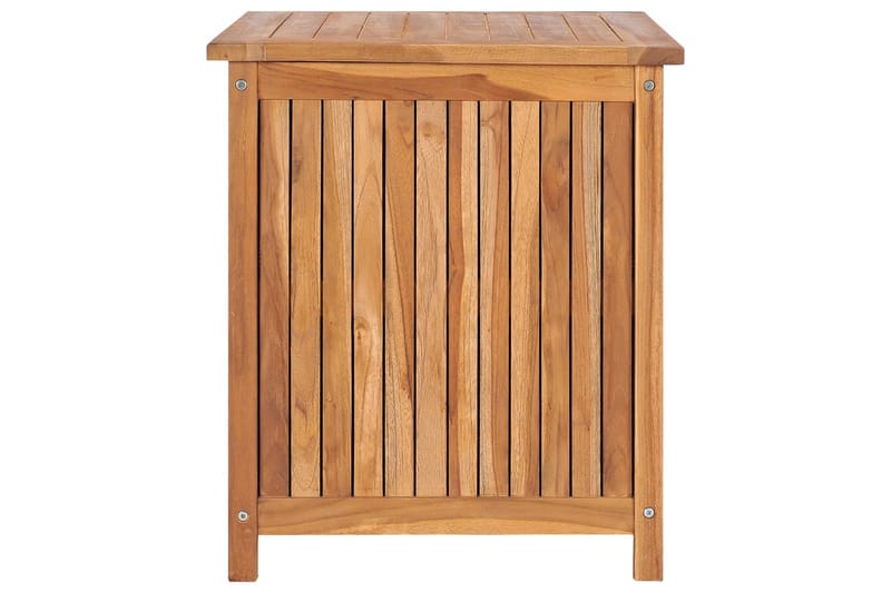 Putekasse 60x50x58 cm heltre teak - Brun - Hagemøbler & utemiljø - Utendørsoppbevaring - Puteoppbevaring - Puteboks & putekasse