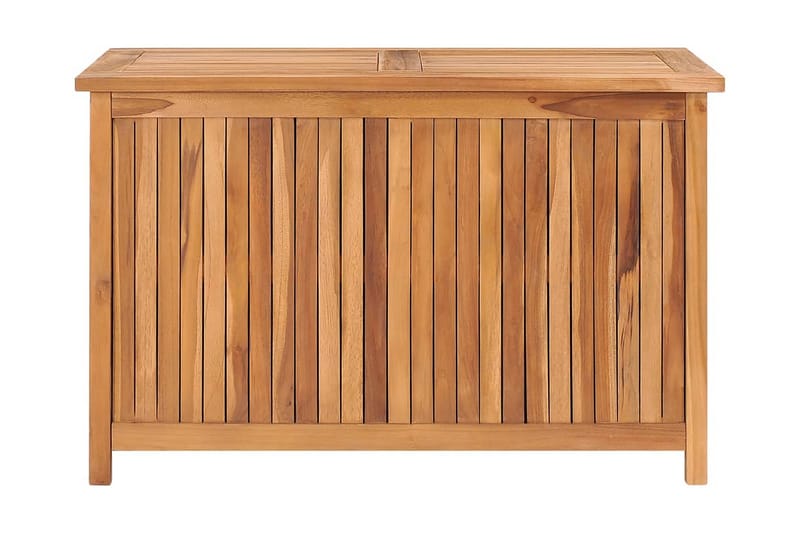 Putekasse 90x50x58 cm heltre teak - Brun - Hagemøbler & utemiljø - Utendørsoppbevaring - Puteoppbevaring - Puteboks & putekasse