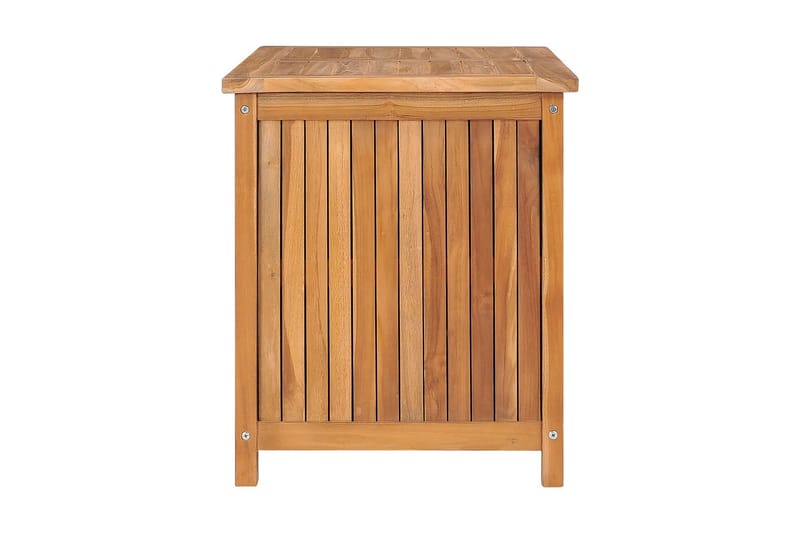 Putekasse 90x50x58 cm heltre teak - Brun - Hagemøbler & utemiljø - Utendørsoppbevaring - Puteoppbevaring - Puteboks & putekasse