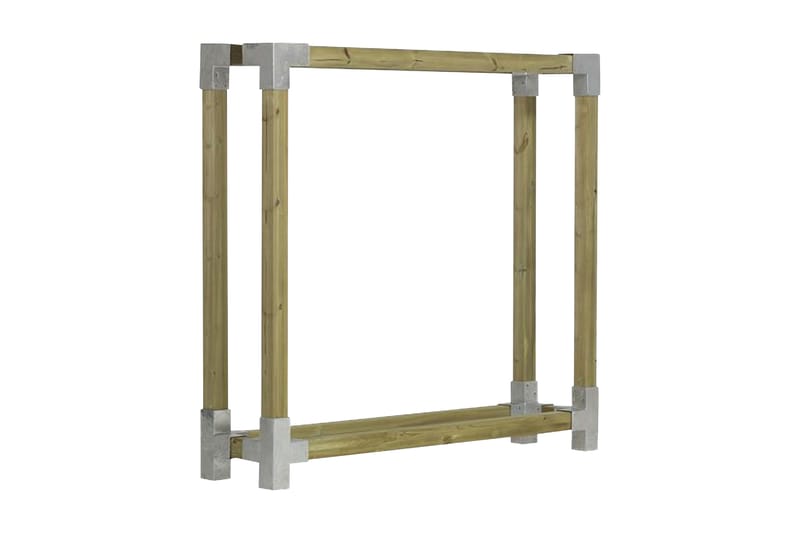 Cubic romavdeler for ved D: 50 cm H: 188 cm B: 206 cm tr - Beige|Hvit - Hagemøbler & utemiljø - Utendørsoppbevaring - Vedoppbevaring