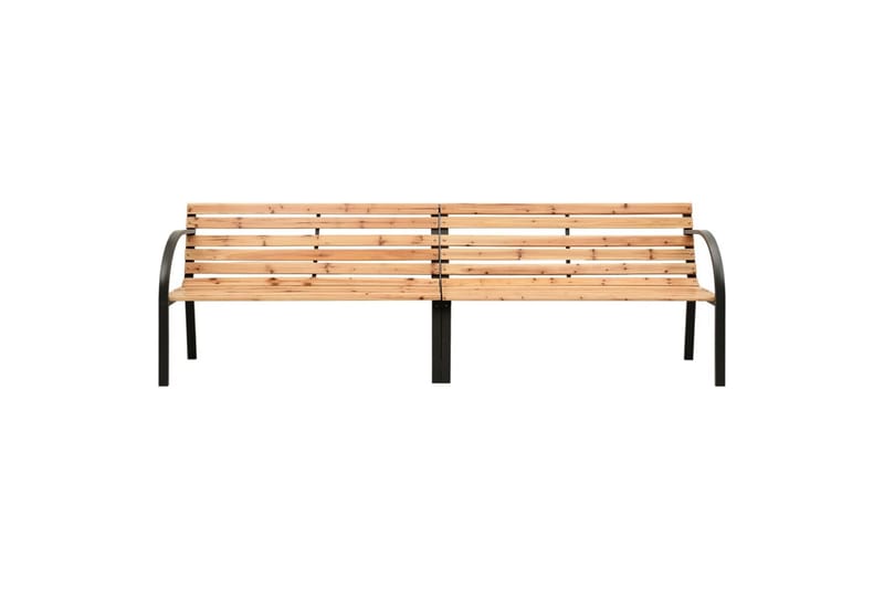 Dobbel hagebenk 241 cm kinesisk grantre - Brun - Hagemøbler & utemiljø - Utesofa - Hagebenk & utebenk