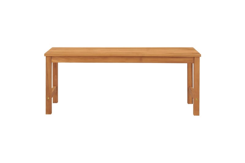 Hagebenk 114 cm heltre teak - Brun - Hagemøbler & utemiljø - Utesofa - Hagebenk & utebenk