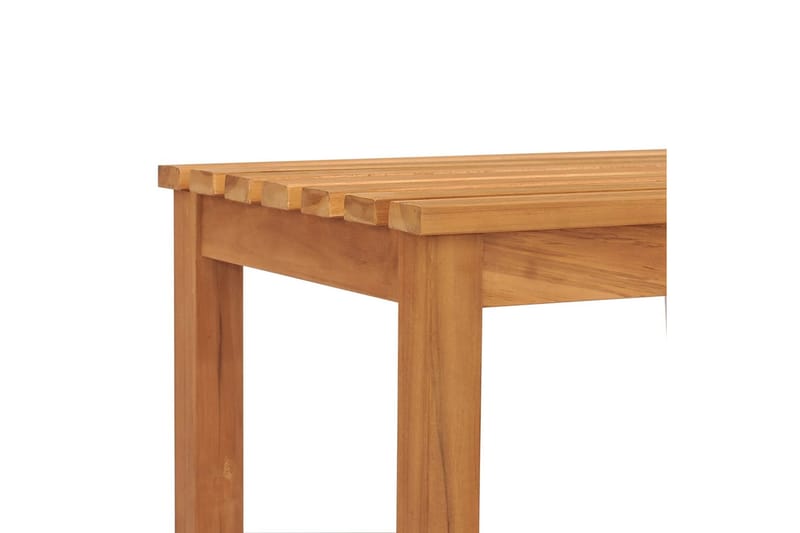 Hagebenk 114 cm heltre teak - Brun - Hagemøbler & utemiljø - Utesofa - Hagebenk & utebenk